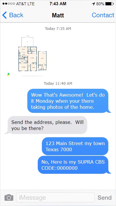 Iphone sms text
